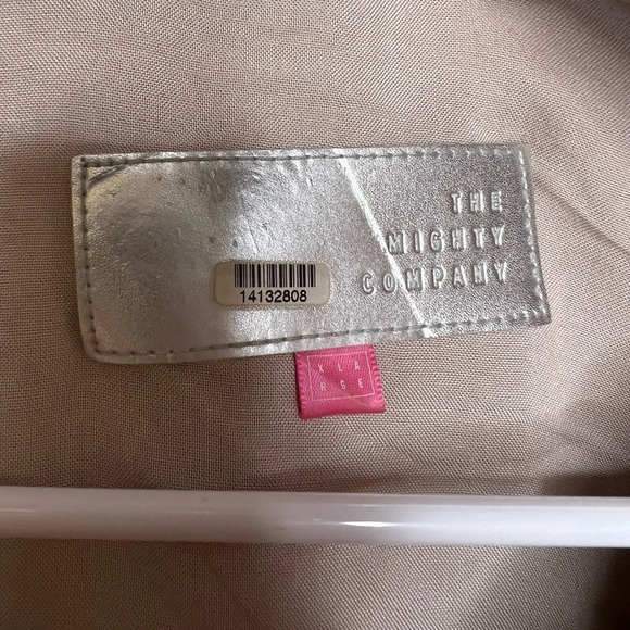 THE MIGHTY COMPANY METALLIC GOLD KINGS PULLOVER- XL LAMB LEATHER MSRP $695 - Picture 6 of 11